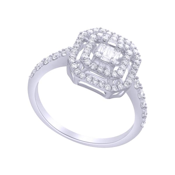 Nova Star&#174; White Gold 1/2ctw. Lab Grown Diamond Ring