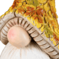 Northlight Fall Gnome in Maple Leaf Mushroom Hat Garden Statue - image 4