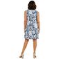 Womens Nina Leonard Sleeveless Puff Floral Swing Shift Dress - image 3