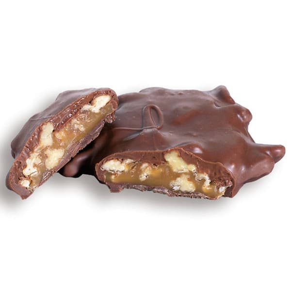 Ashers(R) Chocolate Co. Pecan Caramel Patty in Dark Chocolate 1lb. - image 