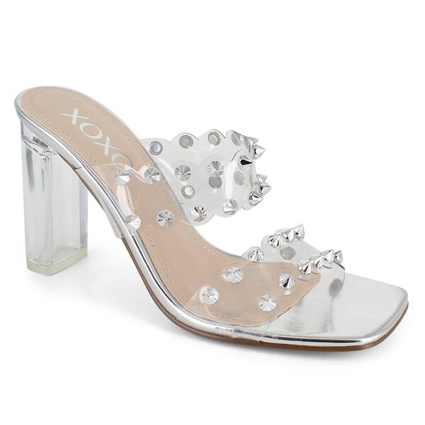 Womens XOXO Zoey Heeled Slide Sandals - image 