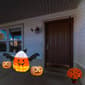 National Tree 27in. Pre-Lit Candy Corn Bat - image 3