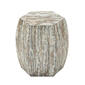 9th & Pike&#40;R&#41; Small Multi Shell And Wood Contemporary Accent Table - image 1