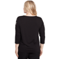 Petite Alfred Dunner Business As Usual Floral Embroider Blouse - image 2