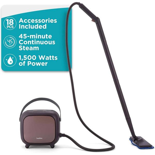 Ivation Multipurpose Cleaner Steamer w/ 18 Accessories - image 