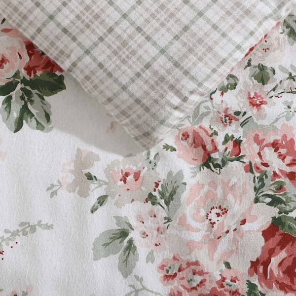 Laura Ashley Ashfield Cotton Flannel Comforter Set