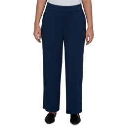 Petite Alfred Dunner Good To Go Pull On Pants - Short Length