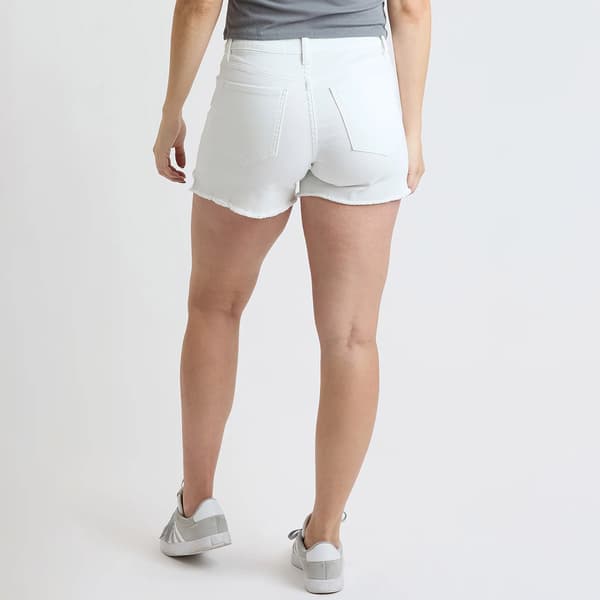 Womens Royalty Frey Hem Denim Shorts