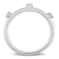 Platinum Plated 1/7ctw. Lab Grown Diamond Ring - image 3