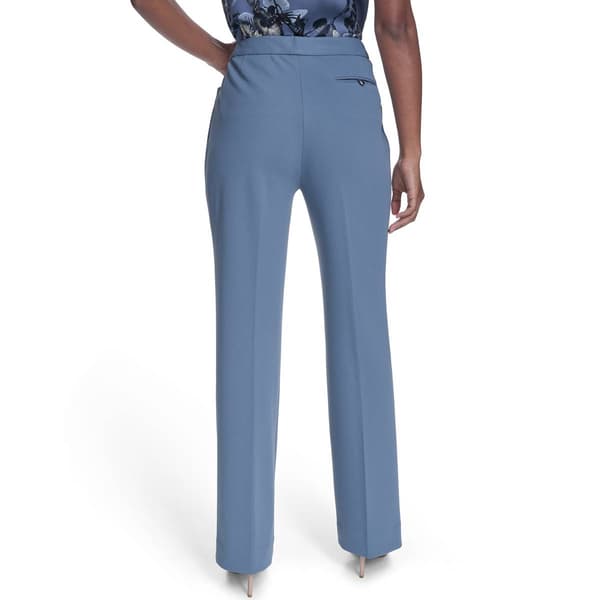 Womens Calvin Klein Straight Leg Crepe Dress Pants