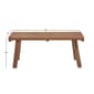 9th & Pike® Brown Mahogany Industrial Bench - image 6