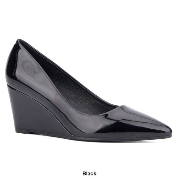 Womens New York & Company Gwen Wedge Pumps