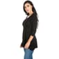Womens 24/7 Comfort Apparel Ruched Sleeve Tunic - image 3