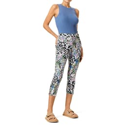 Womens HUE&#40;R&#41; Confetti Capri Leggings