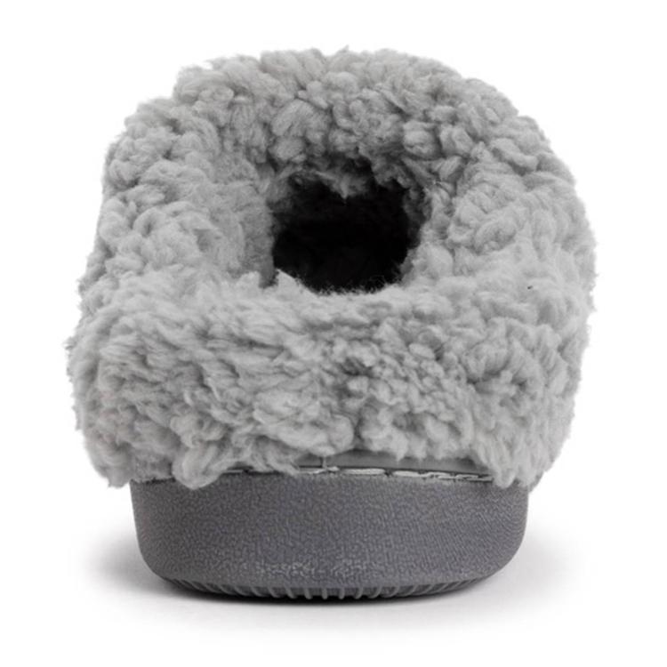 Womens MUK LUKS® Suzanne Clog Slippers - Grey/Cinder