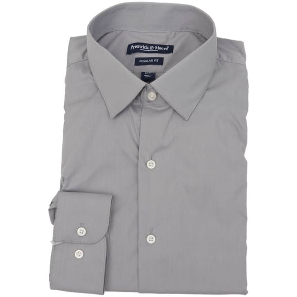 Mens Preswick & Moore Regular Fit Dress Shirt - image 