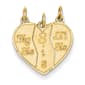 Gold Classics&#40;tm&#41; 14kt. 3pc. Big Sis/Little Sis Charm - image 1
