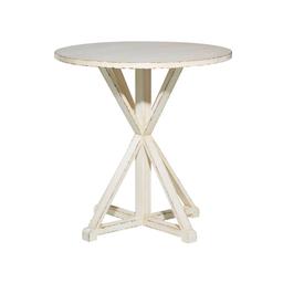 9th & Pike® White Wood Farmhouse Accent Table