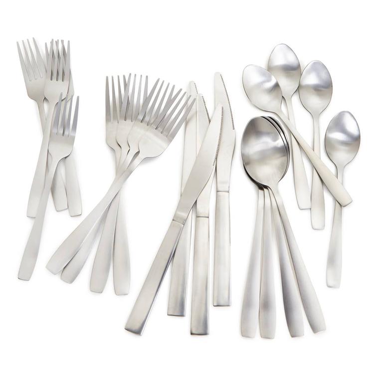 BergHOFF Taper 20pc. Matte Finish Flatware Set