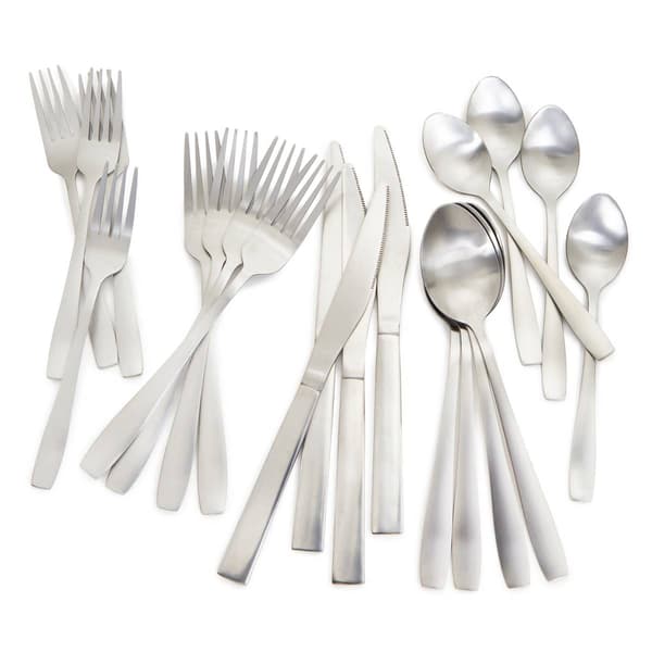BergHOFF Taper 20pc. Matte Finish Flatware Set