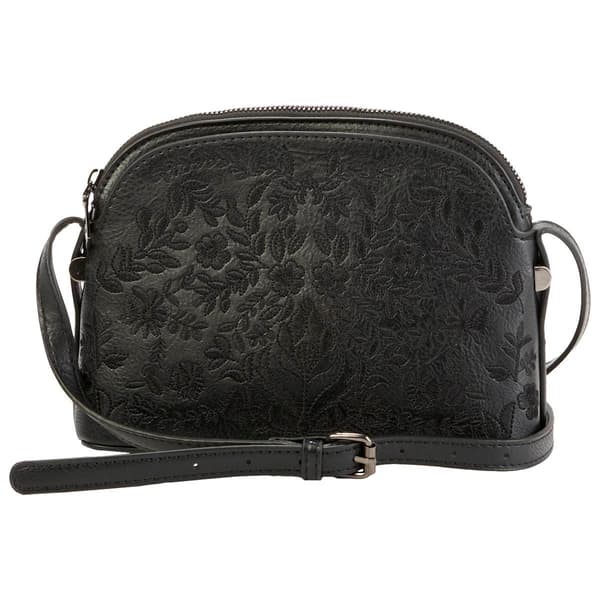 Sam & Hadley Embossed Dome Crossbody - image 