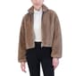 Womens Rebecca Minkoff Vegan Faux Fur Bomber Coat - image 2
