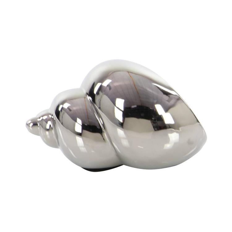 9th & Pike® Metallic Coastal Seashell Sculpture - Set of 3
