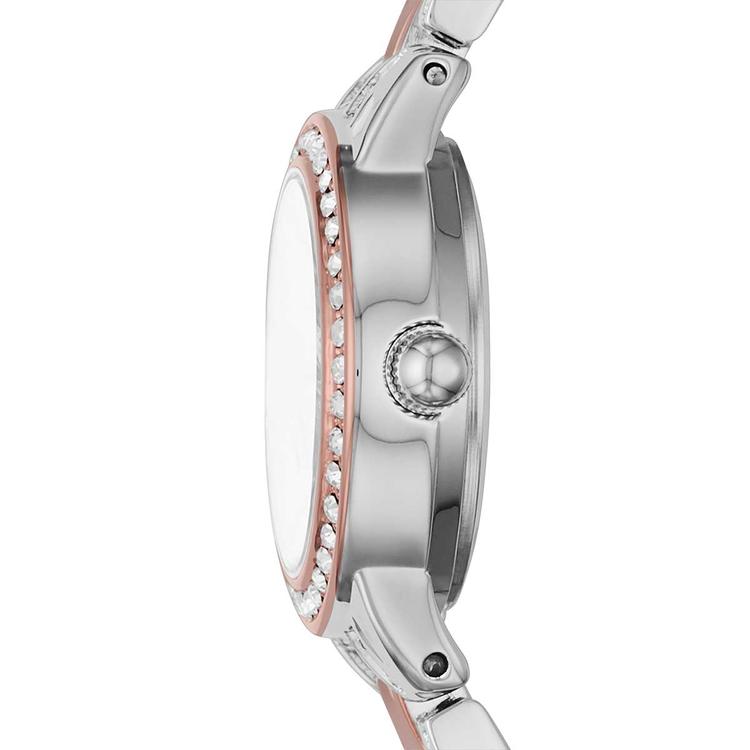 Womens RELIC by Fossil Rose Gold & Silver Bracelet Watch-ZR34588