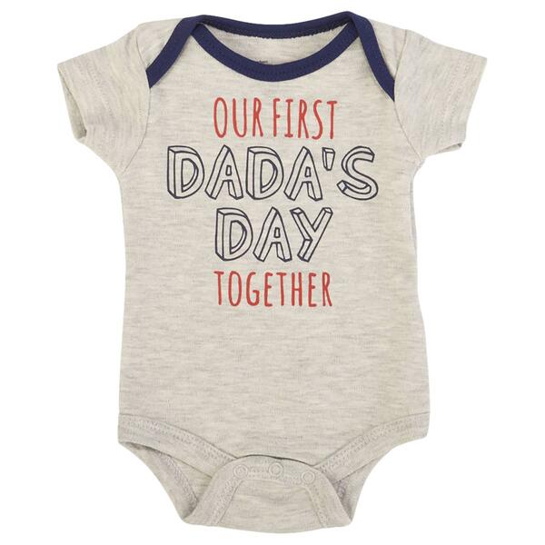 Baby Boy &#40;NB-12M&#41; Babies with Attitude 1st Father's Day Bodysuit - image 