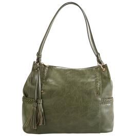 DS Fashion NY Slouchy Whipstitch Hobo