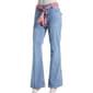 Juniors Madden Girl Scarf Belted Bootcut Jeans - image 2