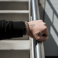 Mens Iron Saints 8.5mm Cuban Link Silver & Gold Bracelet - image 2