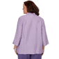 Plus Size Alfred Dunner Grand Bazaar Square Button Front Blouse - image 2
