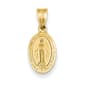 Gold Classics(tm) Yellow Gold Miraculous Medal Pendant - image 1