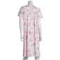 Womens Laura Ashley&#174; Short Sleeve Butterfly Floral Nightgown - image 2