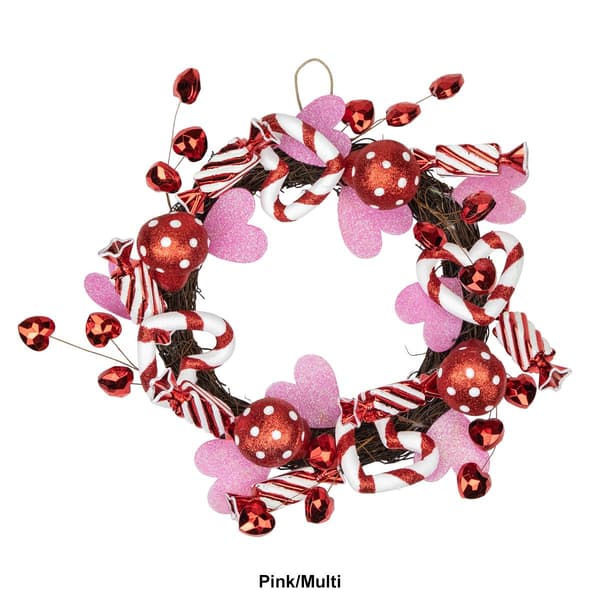 Northlight Seasonal Candies & Hearts Valentine''s Day Wreath