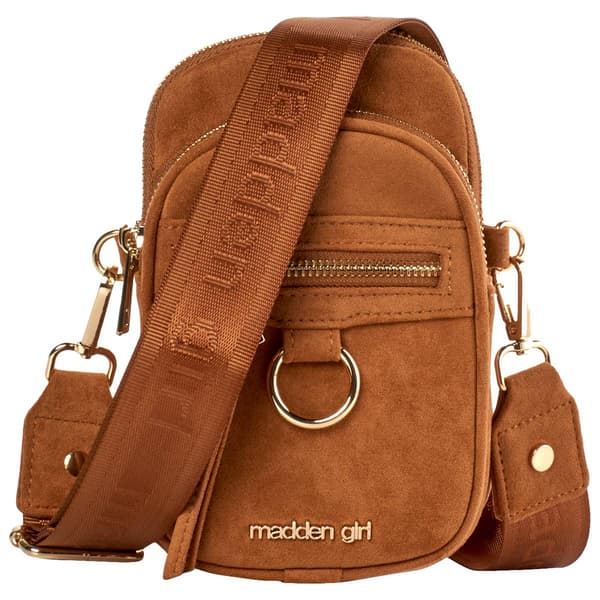 Madden Girl Suede North/South Crossbody - image 