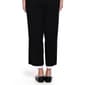 Womens Multiples Pull On Elastic Waist Cropped Wide Leg Pants - image 2