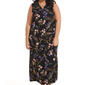Plus Size MSK Sleeveless Floral Half Zip Neck Maxi Dress - image 3