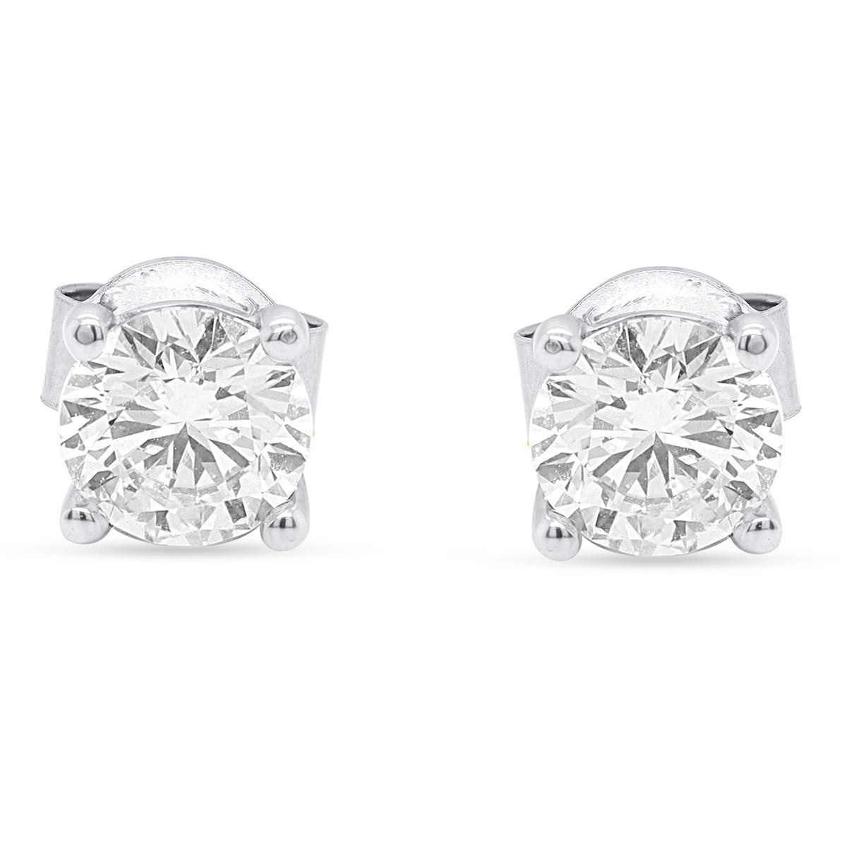 Nova Star 1ctw, Lab Grown Sterling Stud Earrings