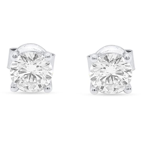 Nova Star 1ctw&#44; Lab Grown Sterling Stud Earrings