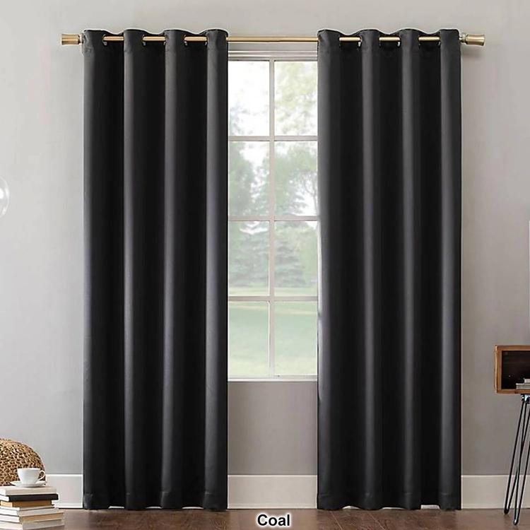 Sun Zero Troy 100% Blackout Grommet Curtain Panel
