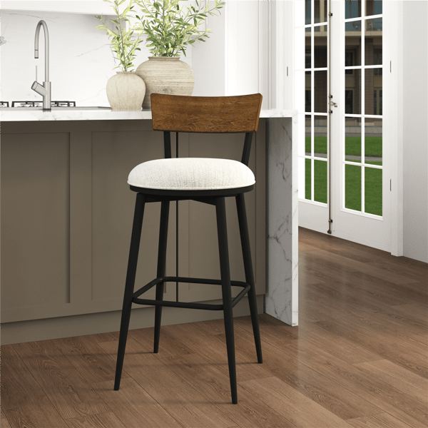 HH2 Home Southbridge Metal Swivel Adjustable Height Stool - image 
