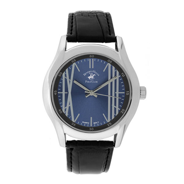 Mens Beverly Hills Polo Club Silver Watch - 52577 - image 
