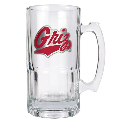 NCAA Montana Grizzlies 32oz. Macho Glass Mug - image 
