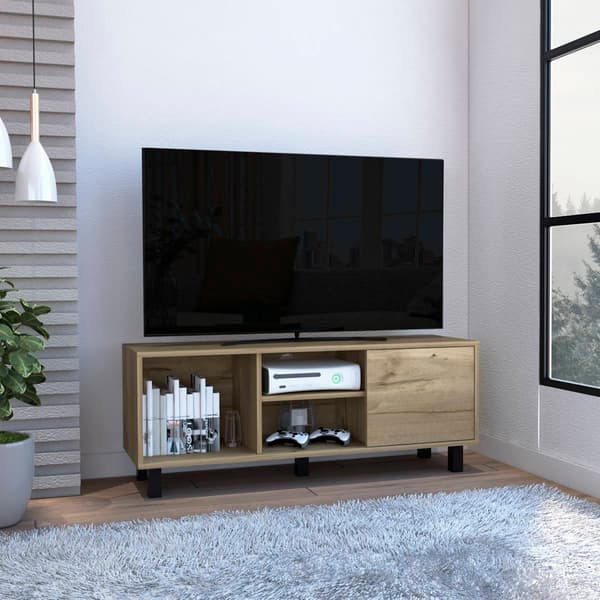 FM FURNITURE Rome Light Oak TV Stand
