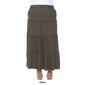 Plus Size White Mark Tiered Maxi Skirt - image 11