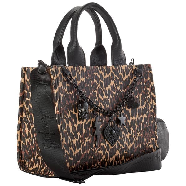 Betsey Johnson Metallic Top Handle Satchel