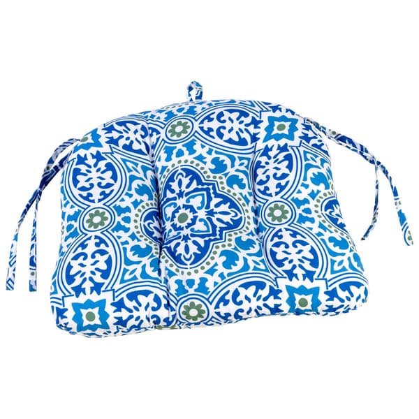 Jordan Manufacturing Medallion Chair Pad - Turquoise - image 