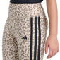 Girls (7-16) adidas® 3 Stripe Leopard Leggings - image 4